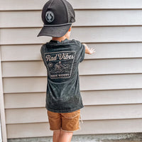 THE MAVERICKS TEE - FADED BLACK