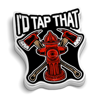 I'd Tap That Fire Hydrant v2 Sticker