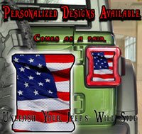 Merica Taillight cover decal 19
