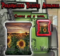 Sunflower field taillights cover decal 24