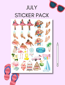 July Sticker Pack