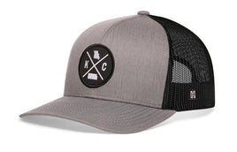 Kansas City Trucker Hat  |  Gray-Black KC X Snapback