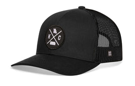 Kansas City Trucker Hat  |  Black KC X Snapback