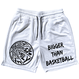 Bigger Than Basketball - Shorts - White