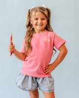 You Belong Here - Smiley and Supplies (pf&b) - YOUTH Comfort Colors Tee