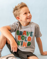 Brave Bold Kind - YOUTH Comfort Colors Tee