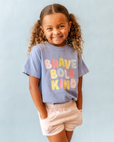 Brave Bold Kind - YOUTH Comfort Colors Tee