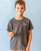 You Belong Here - Smiley and Supplies (pf&b) - YOUTH Comfort Colors Tee