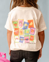 Happy Girls Club (center & b) - Natural Child Tee
