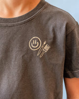 You Belong Here - Smiley and Supplies (pf&b) - YOUTH Comfort Colors Tee