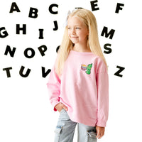 Embroidered Child Sweater - Back To School Pickle