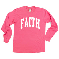 Arched Faith - Long Sleeve Comfort Colors Tee