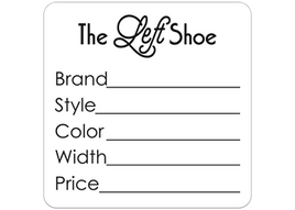 Lapel Stickers - #3139P One Color - 2'' x 2'' Square