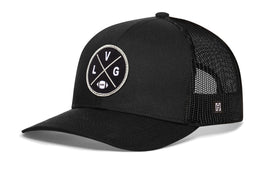 Las Vegas Trucker Hat  |  Black LVG X Football Snapback