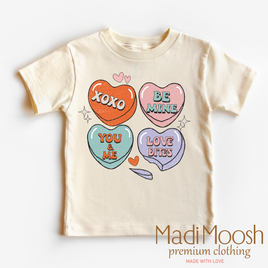 XOXO Candy Hearts Valentine Shirt - Valentine Tee