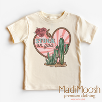 Stuck On You Western Valentine Shirt - Valentine Tee