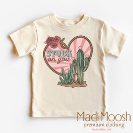 Stuck On You Western Valentine Shirt - Valentine Tee