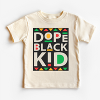 Dope Black Kid Black History Shirt - Juneteenth Kids & Adult Tee