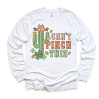 Western St. Patrick's Day Shirt - Can't Pinch This Kids & Adult Tees