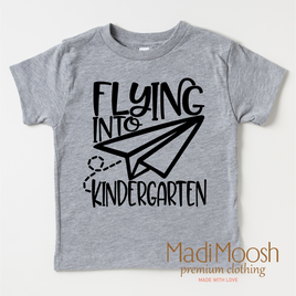 Flying Into Kindergarten Back To School Shirt - School Shirt