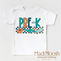 Pre-K Skateboard Back To School Shirt - School Shirt