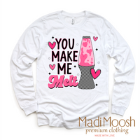 You Make My Heart Melt Valentine's Day Shirt - Lava Lamp Valentine Tee