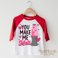 You Make My Heart Melt Valentine's Day Shirt - Lava Lamp Valentine Tee