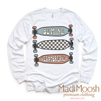 Be Mine Skater Valentine's Day Shirt - Valentine Tee