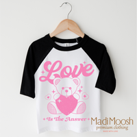 Love Is The Answer Valentine's Day Shirt - Valentine Tee
