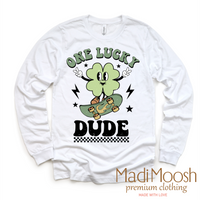 One Lucky Dude St. Patrick's Day Shirt - St. Patrick's Day Tee