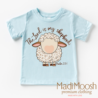 The Lord Is My Shepard Psalm 23:1 Shirt - Kids Easter Tee