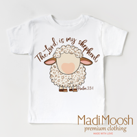 The Lord Is My Shepard Psalm 23:1 Shirt - Kids Easter Tee