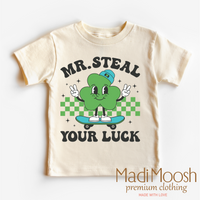 Mr. Steal Your Luck St. Patrick's Day Shirt - St. Patrick's Day Kids Tee