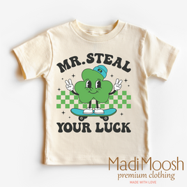 Mr. Steal Your Luck St. Patrick's Day Shirt - St. Patrick's Day Kids Tee