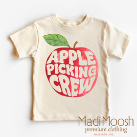 Apple Picking Crew Shirt - Fall Tee