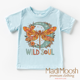 Wild Soul Dragonfly Shirt - Boho Tee