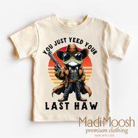 You Just Yeed Your Last Haw Western Shirt - Funny Frog Tee