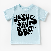 Jesus Saves Bro Shirt - Kids Christian Tee