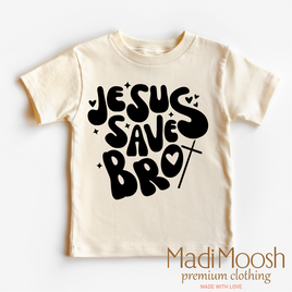Jesus Saves Bro Shirt - Kids Christian Tee