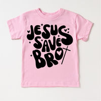 Jesus Saves Bro Shirt - Kids Christian Tee
