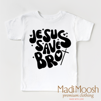 Jesus Saves Bro Shirt - Kids Christian Tee