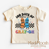 100 Days Of Getting Your Cray-On School Shirt - School Tee