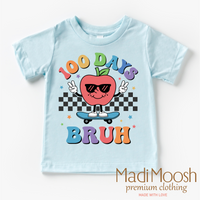 100 Days Bruh School Shirt - School Tee