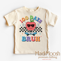 100 Days Bruh School Shirt - School Tee