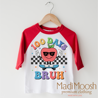 100 Days Bruh School Shirt - School Tee