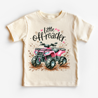Girls Little Off Roader 4 Wheeler Shirt - Girls Four Wheeler Tee