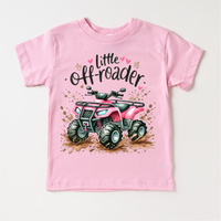 Girls Little Off Roader 4 Wheeler Shirt - Girls Four Wheeler Tee