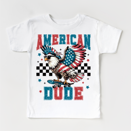 American Dude Bold Eagle 4th Of July Shirt - Independence Day Tee