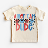 American Dude July 4th  Shirt - Independence Day Tee
