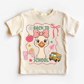 Girls Goose Back To School Shirt - Cute Back To School Tee